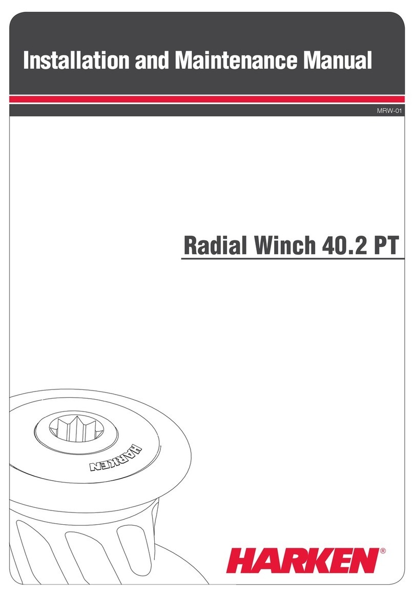 Harken 40.2 PT Installation and maintenance manual