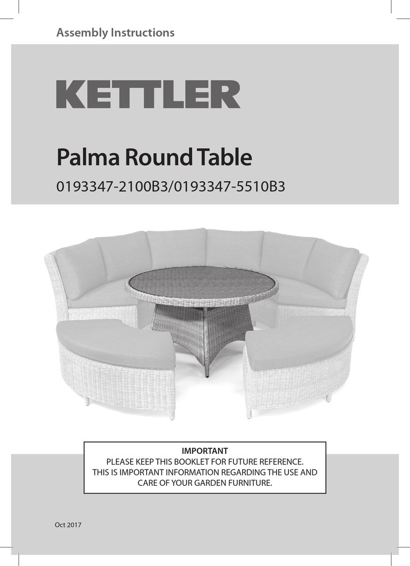 Kettler Palma 0193347-2100B3 User manual Kettler Palma 0193347-2100B3 User manual