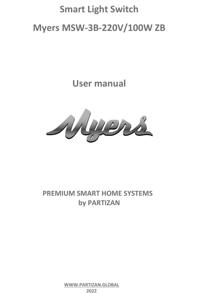Partizan Myers MSW-3B-220V/100W ZB User manual