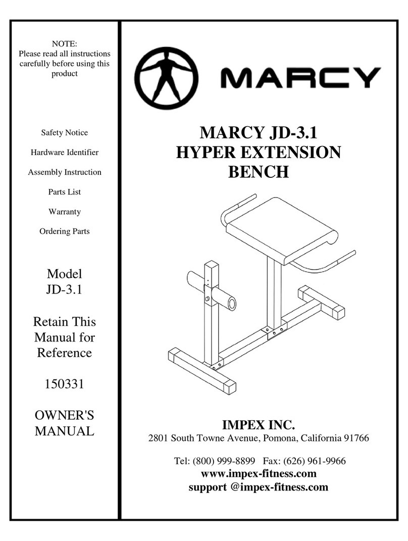 Impex MARCY JD-3.1 owner's manual