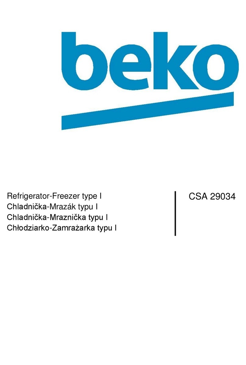 Beko CSA 29034 user manual Beko CSA 29034 user manual