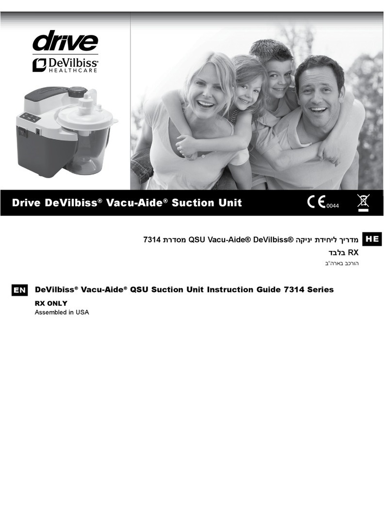 Drive DeVilbiss Healthcare Vacu-Aide 7314 Series Manual