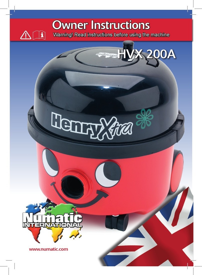 Numatic Henry Xtra HVX 200A User manual