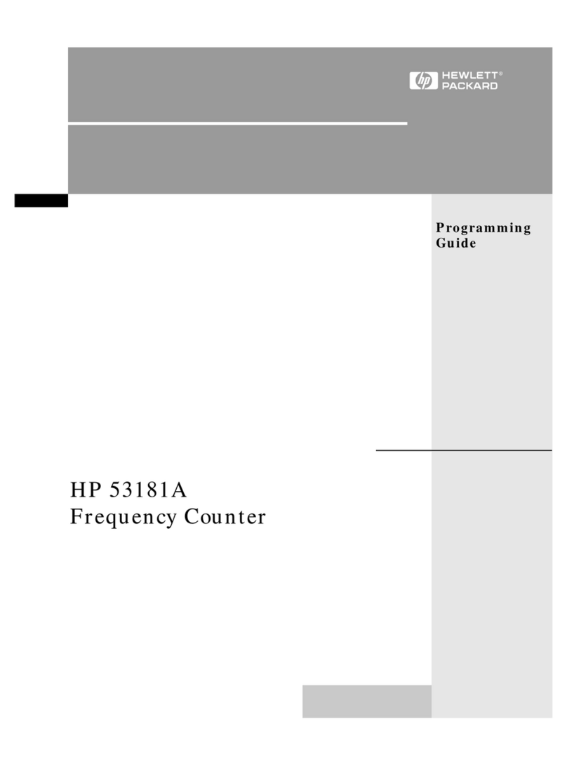 HP 53181A Programming guide