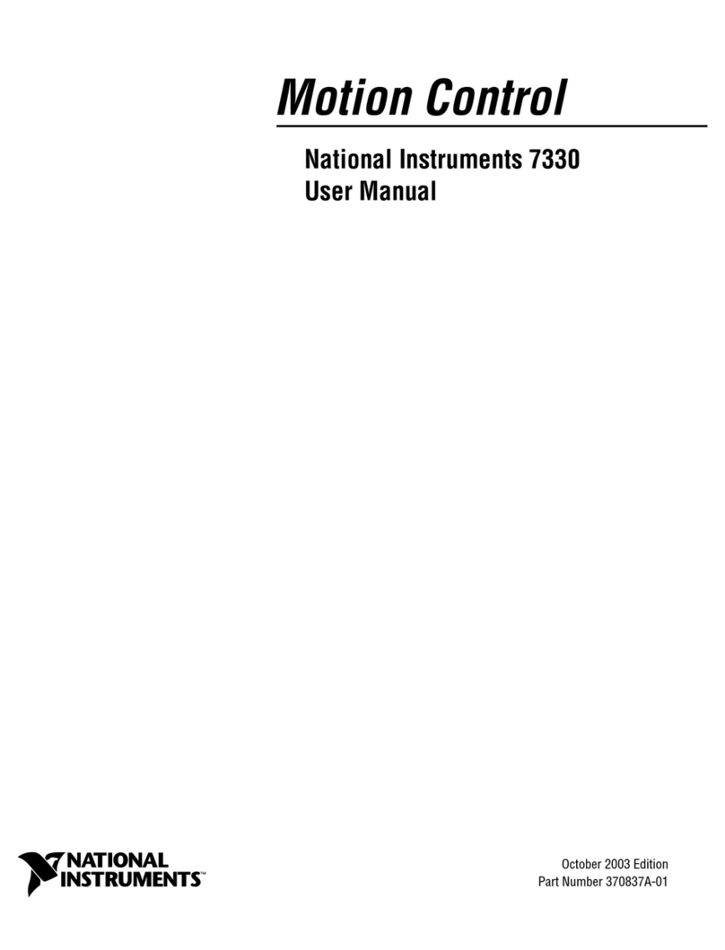 National Instruments 7330 User manual National Instruments 7330 User manual