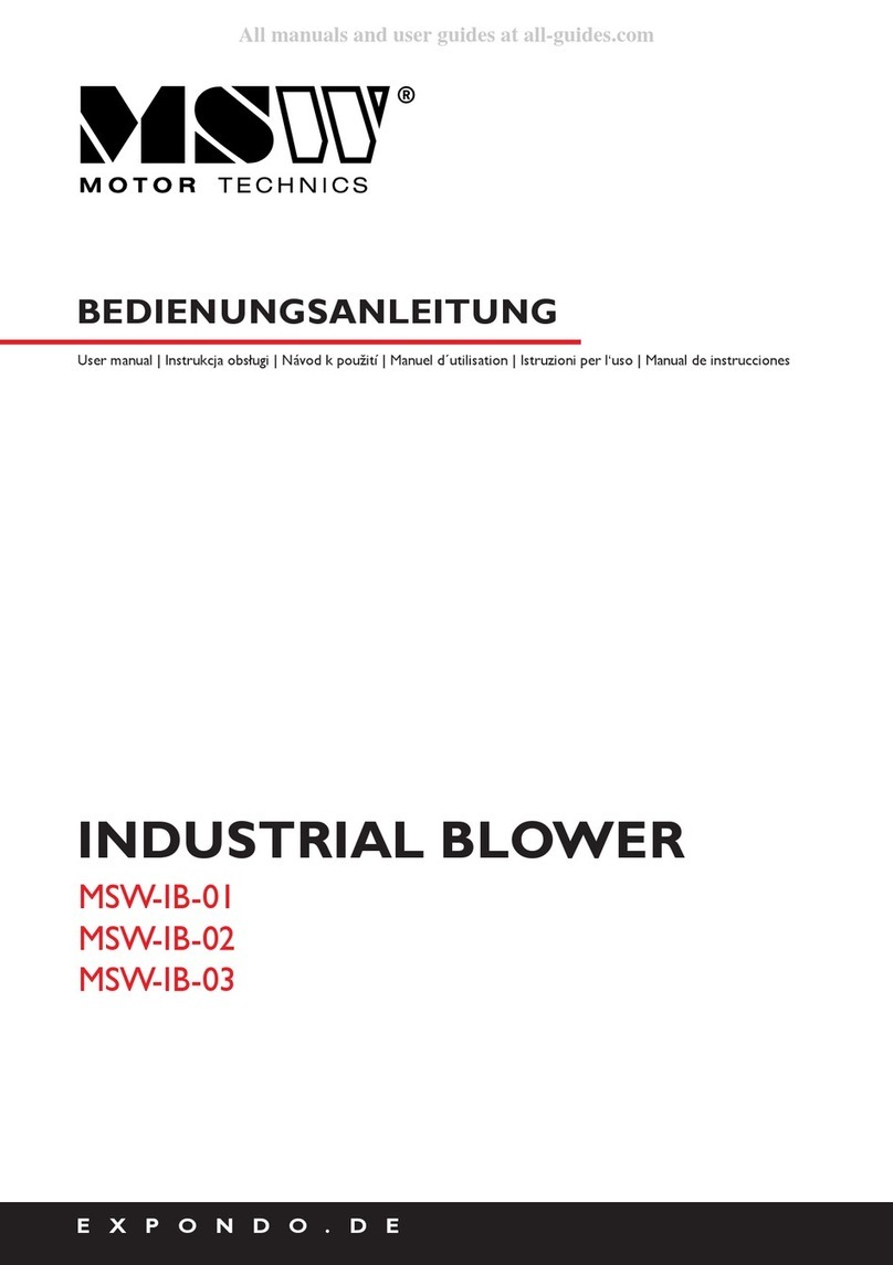 MSW Motor Technics MSW-IB-01 user manual