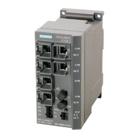 Siemens SIMATIC NET SCALANCE X-100 operating instructions