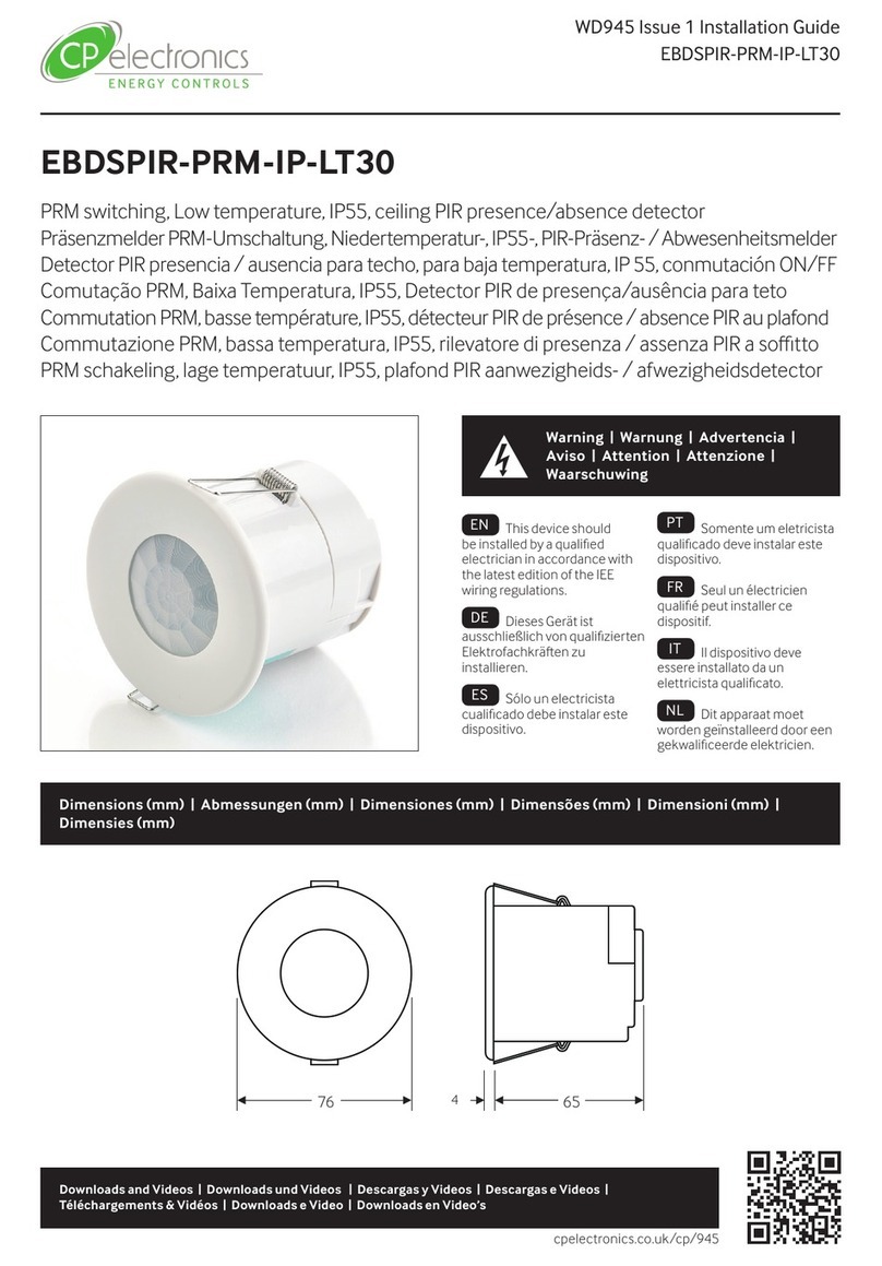 C.P. Electronics EBDSPIR-PRM-IP-LT30 User manual