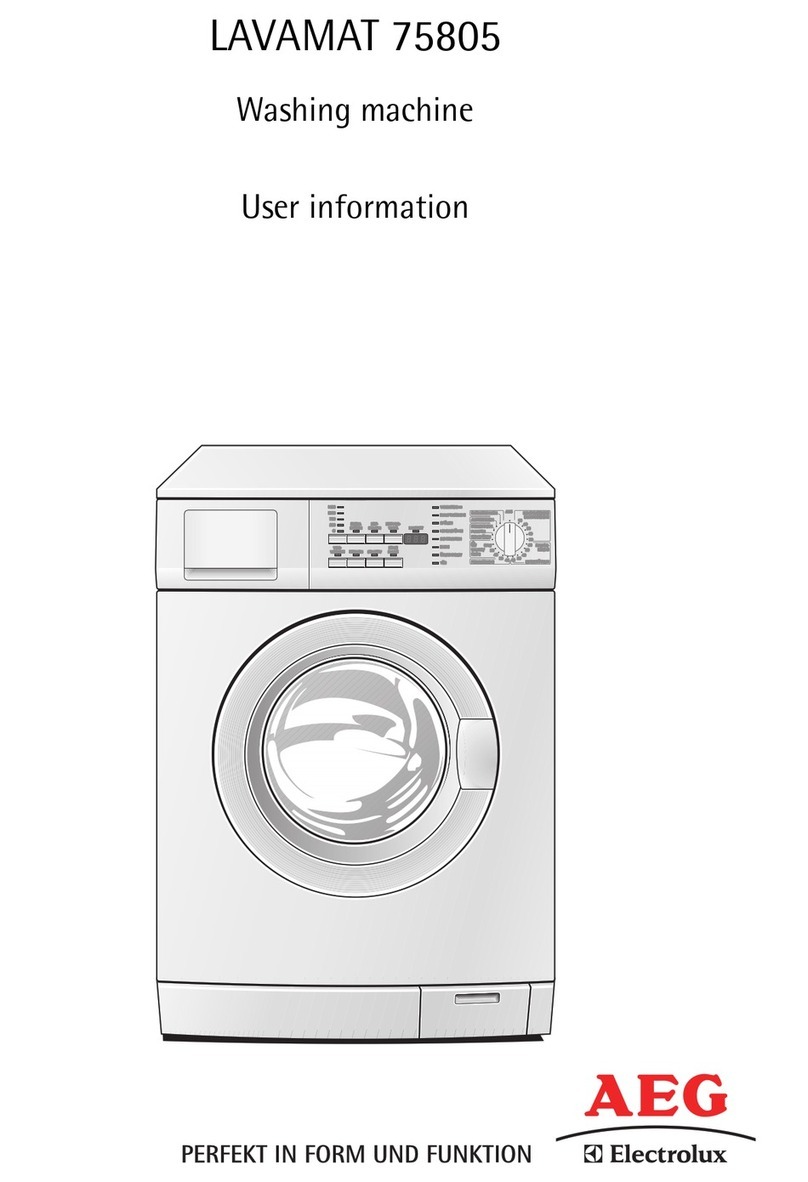 AEG LAVAMAT 75805 Operation manual