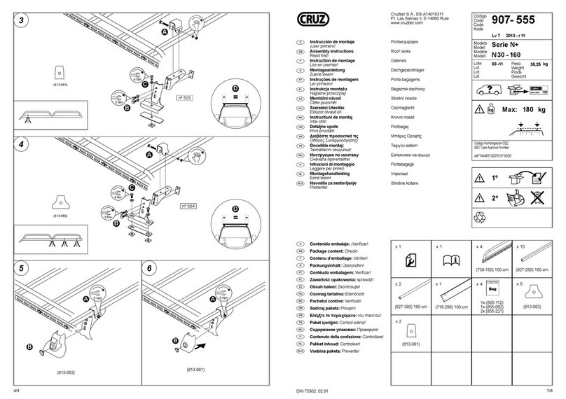Cruz N 30-160 Assembly instructions Cruz N 30-160 Assembly instructions