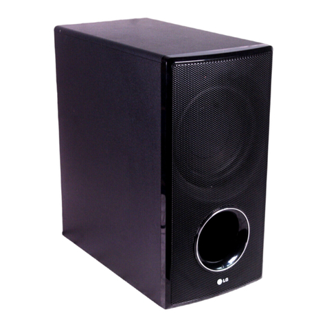 LG SPEAKER SOUND BAR SHS36-D User manual