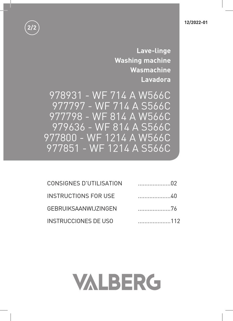 VALBERG WF 714 A W566C Instructions for use