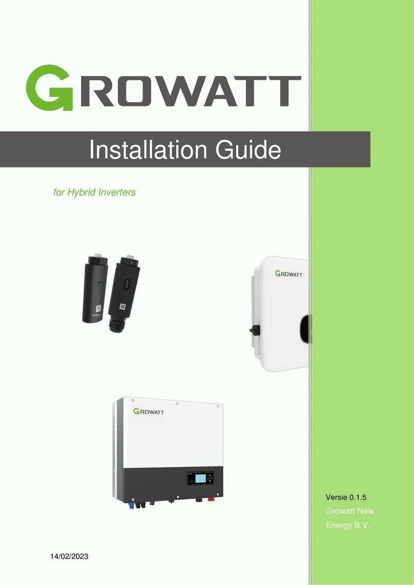 Growatt MIN 2500-6000TL-XH User manual