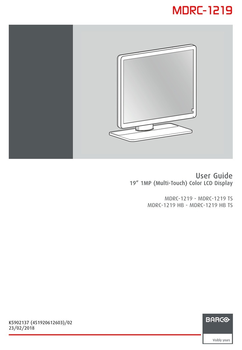 Barco MDRC-1219 HB User manual