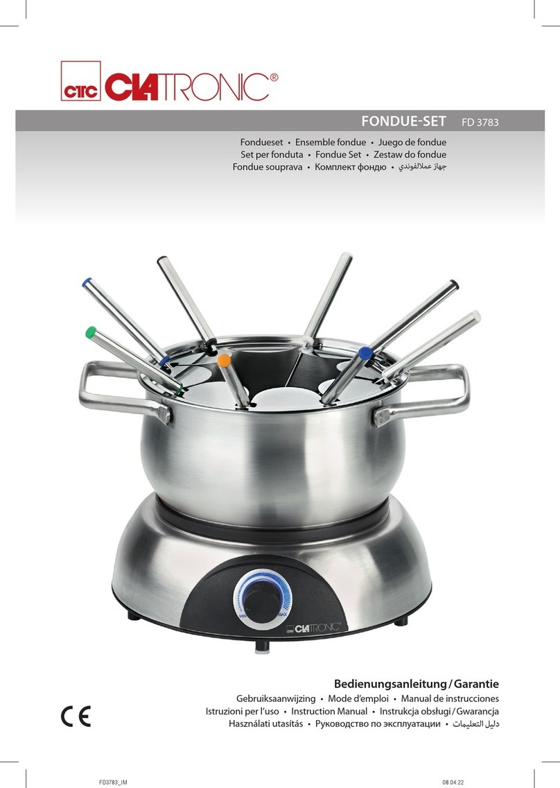 Clatronic FD 3783 instruction manual