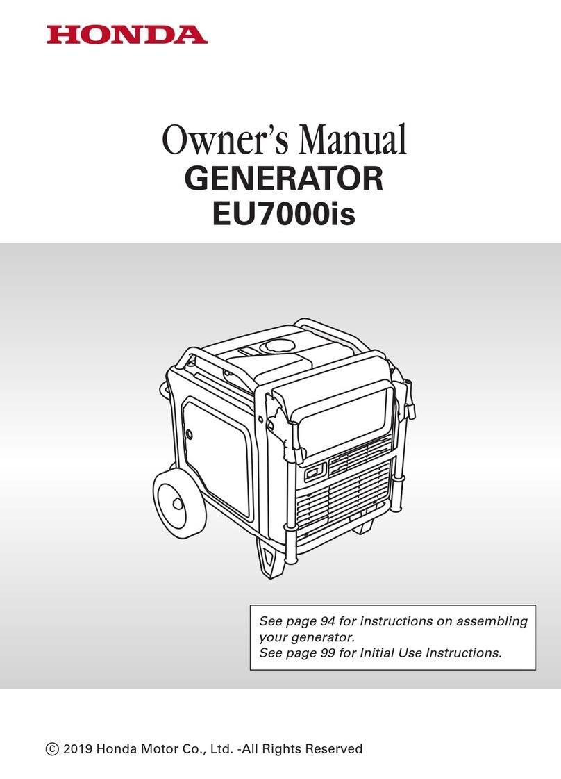 Honda Eu7000is owner's manual Honda Eu7000is owner's manual