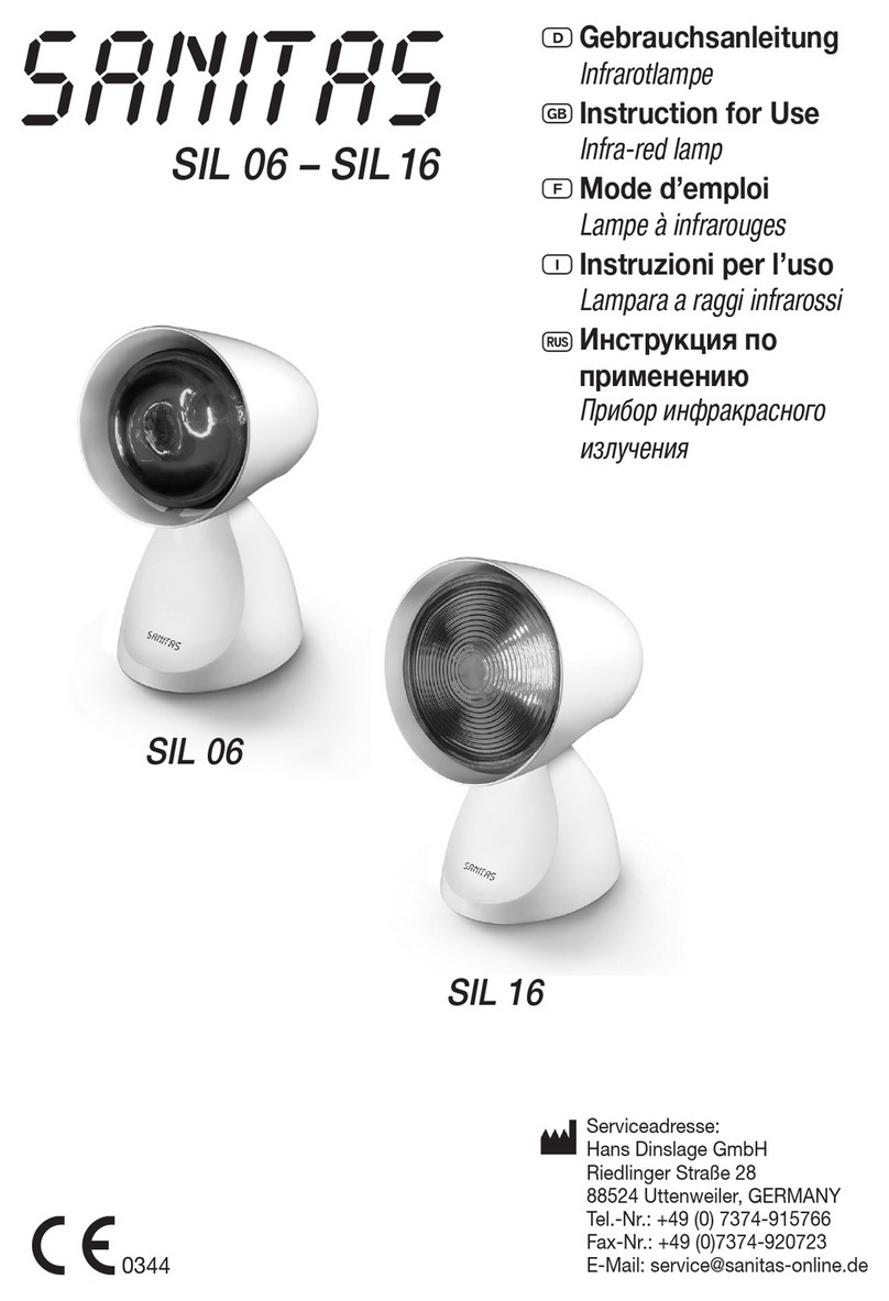 Sanitas SIL 16 Instructions for use