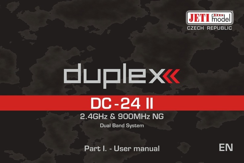 JETI model duplex DC -24 II user manual