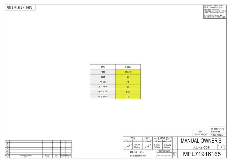 LG DF242 Series owner's manual
