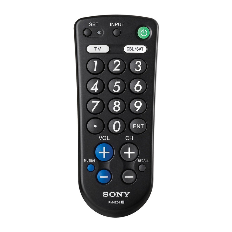 Sony RM-EZ4 User manual