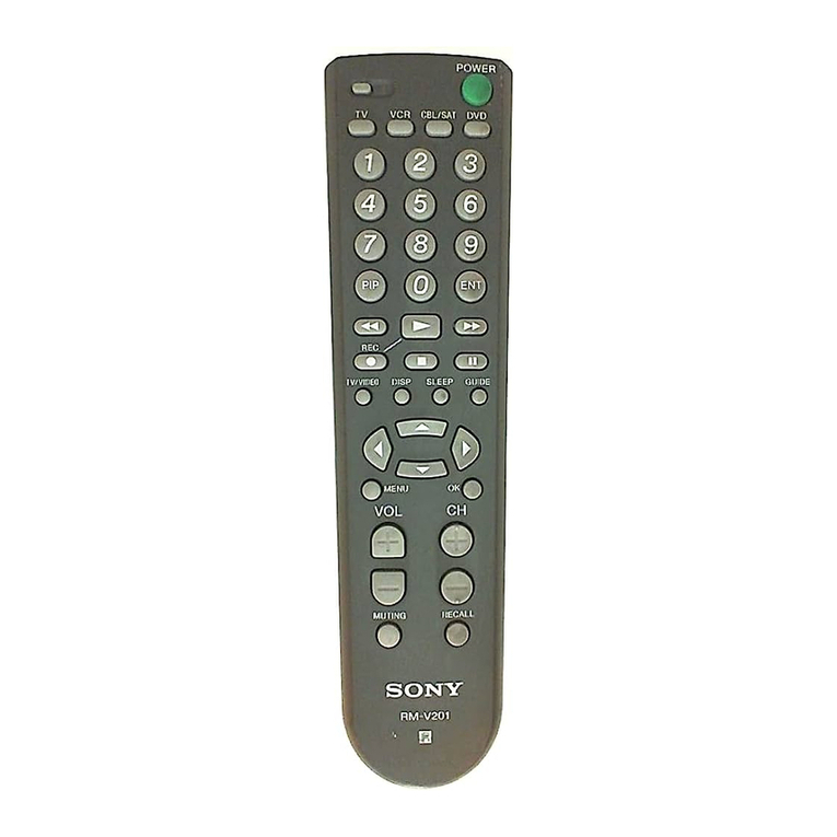 Sony RM-V201 user manual