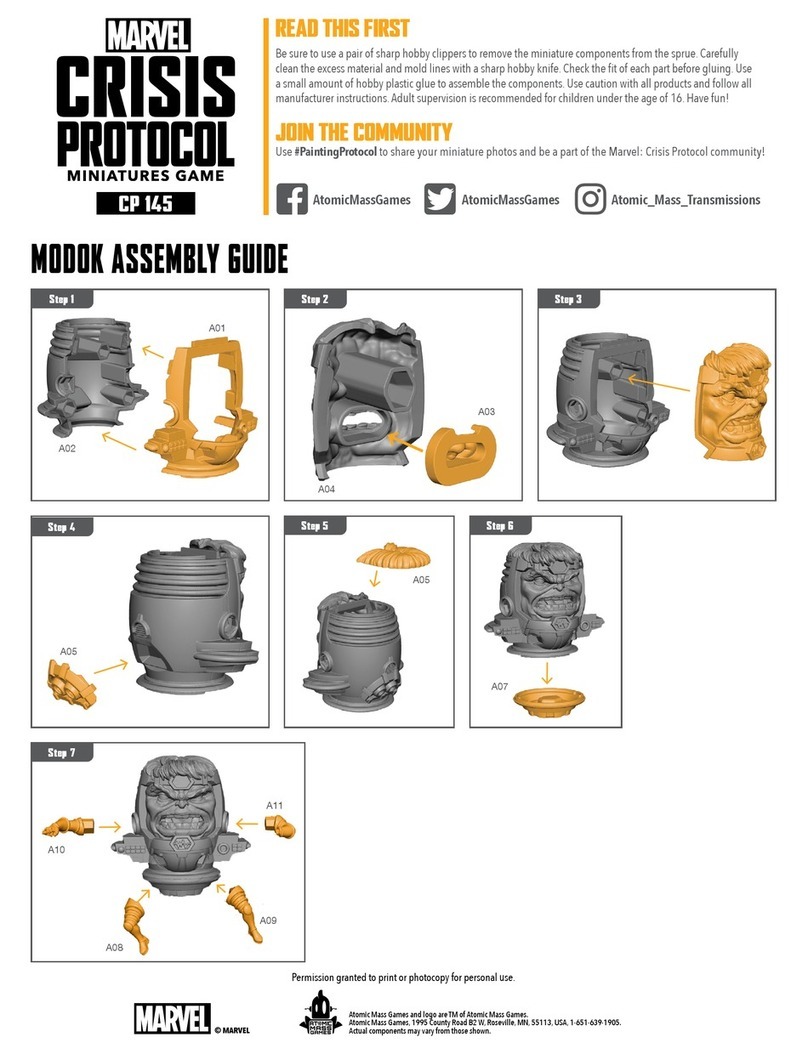 ATOMIC MASS GAMES MARVEL CRISIS PROTOCOL MINIATURES GAME MODOK User manual ATOMIC MASS GAMES MARVEL CRISIS PROTOCOL MINIATURES GAME MODOK User manual