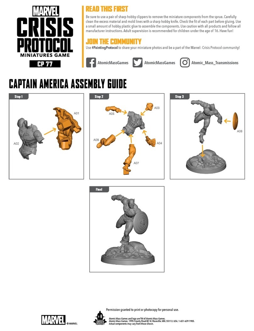 ATOMIC MASS GAMES MARVEL CRISIS PROTOCOL MINIATURES GAME CAPTAIN... User manual ATOMIC MASS GAMES MARVEL CRISIS PROTOCOL MINIATURES GAME CAPTAIN... User manual