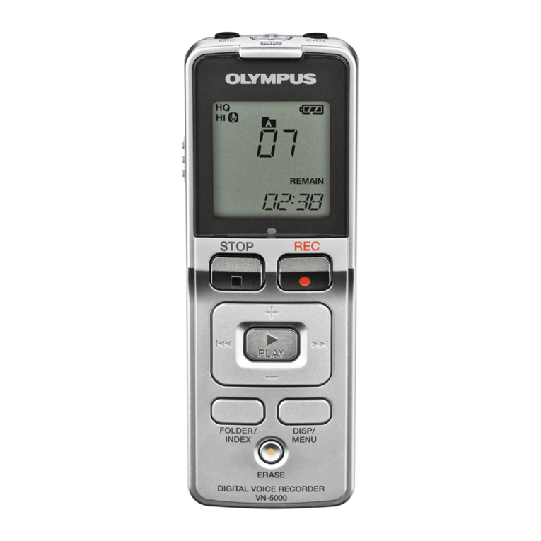 Olympus VN-5000 User manual