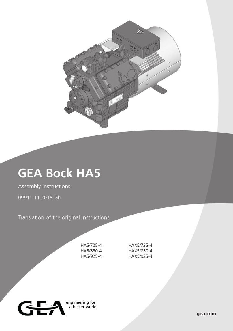 GEA Bock Bock HA5 User manual