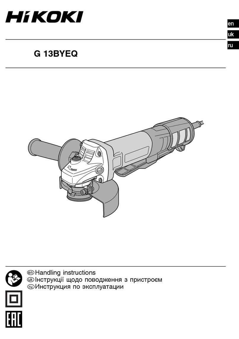 HIKOKI G 13BYEQ User manual