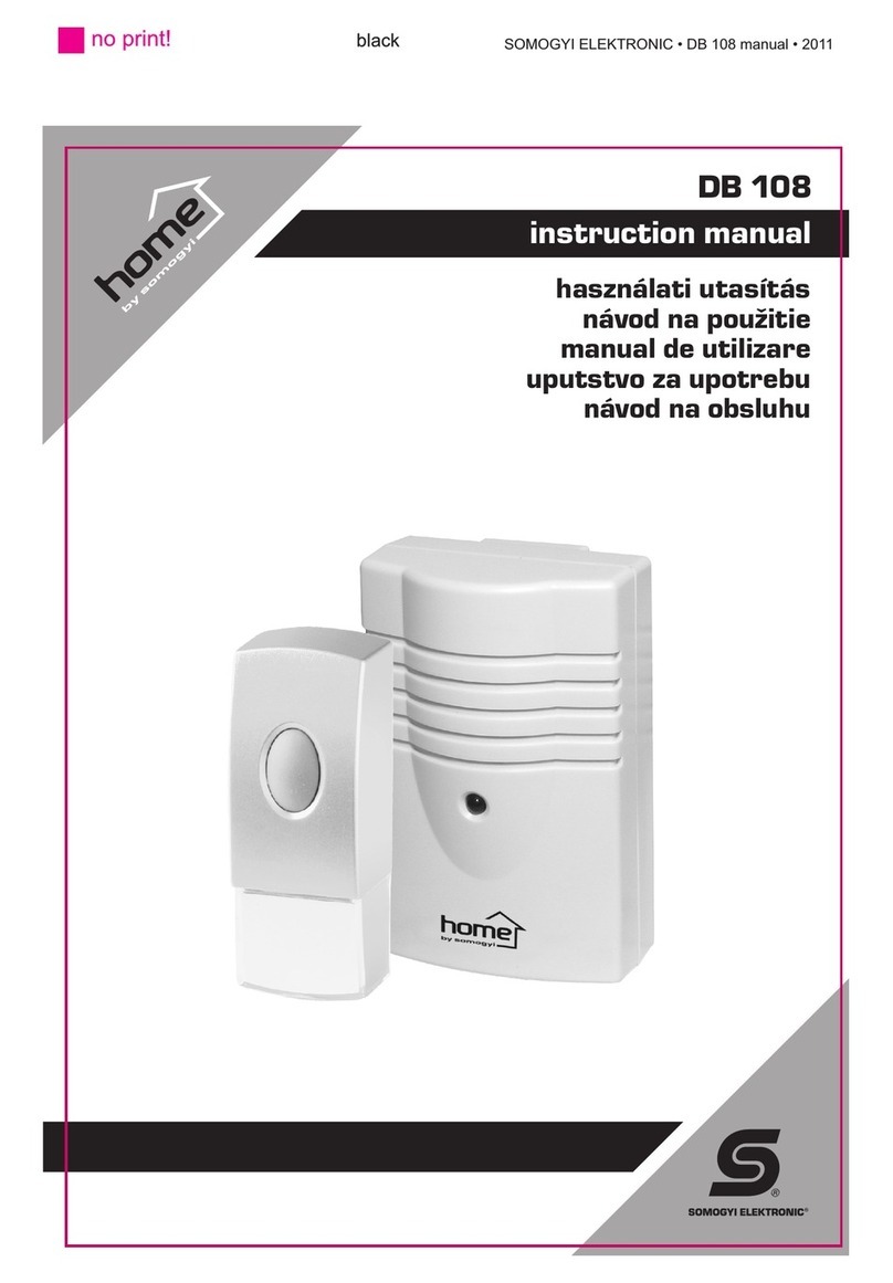 Somogyi home DB 108 instruction manual