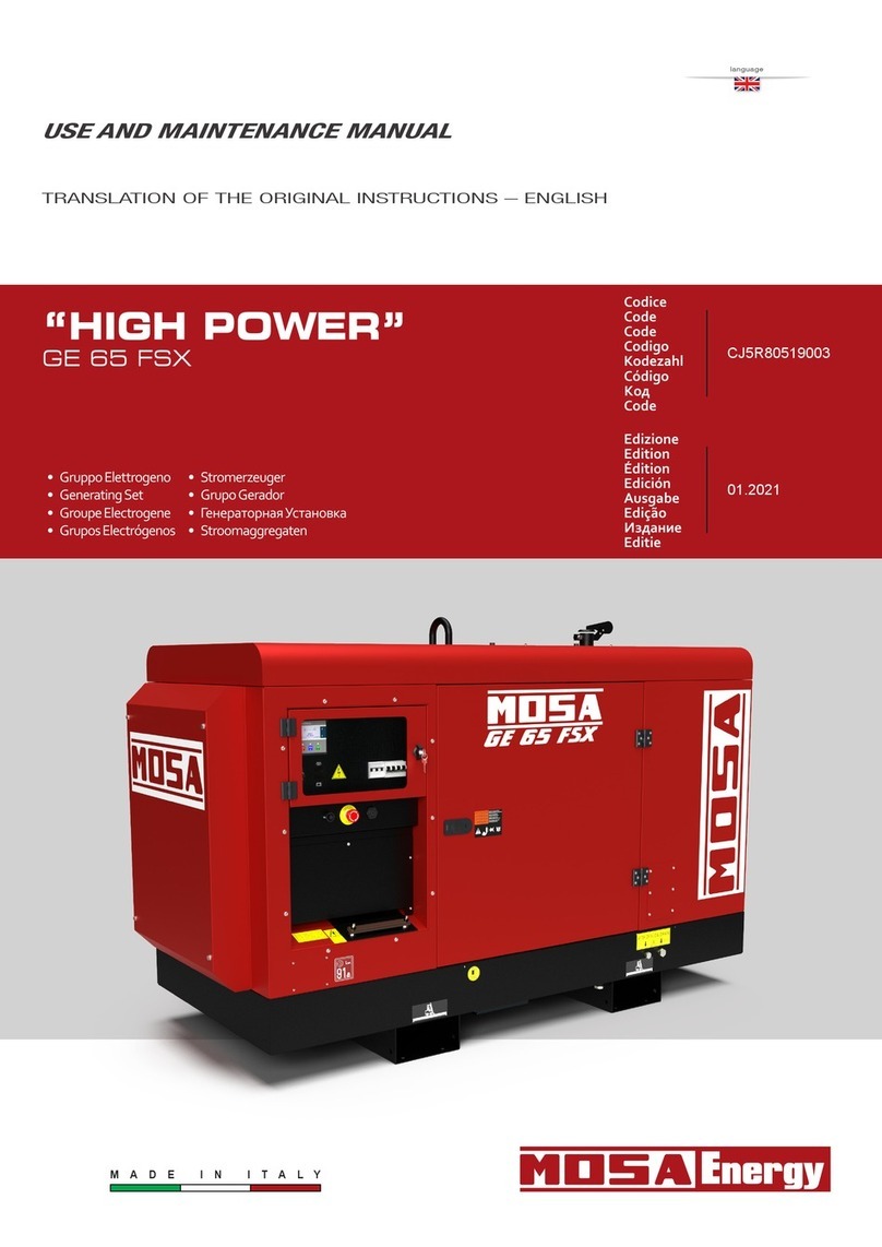 Mosa HIGH POWER User manual