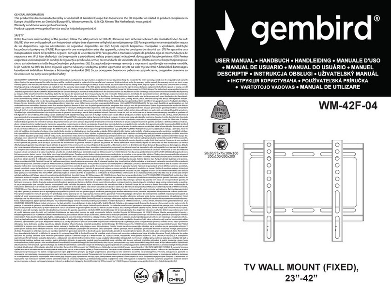 Gembird WM-42F-04 User manual