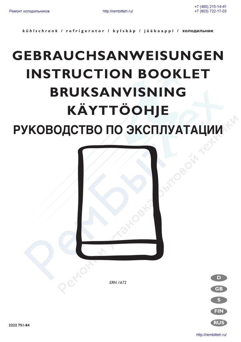 Electrolux ERN 1672 User manual
