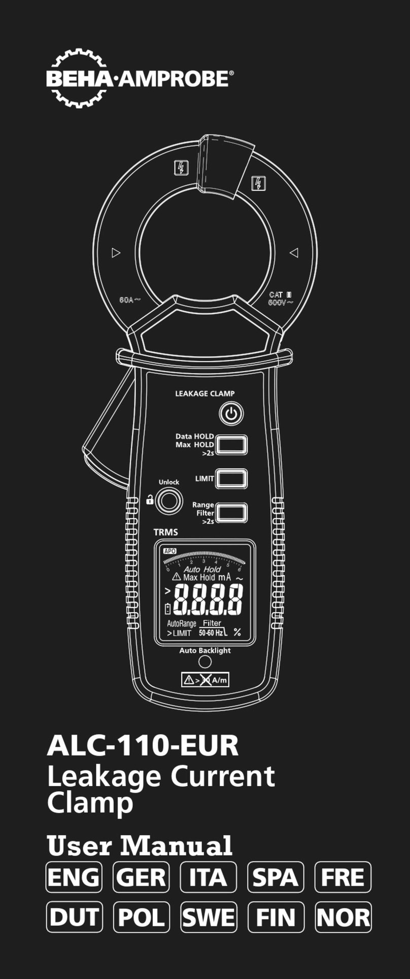 Beha-Amprobe 4930890 user manual