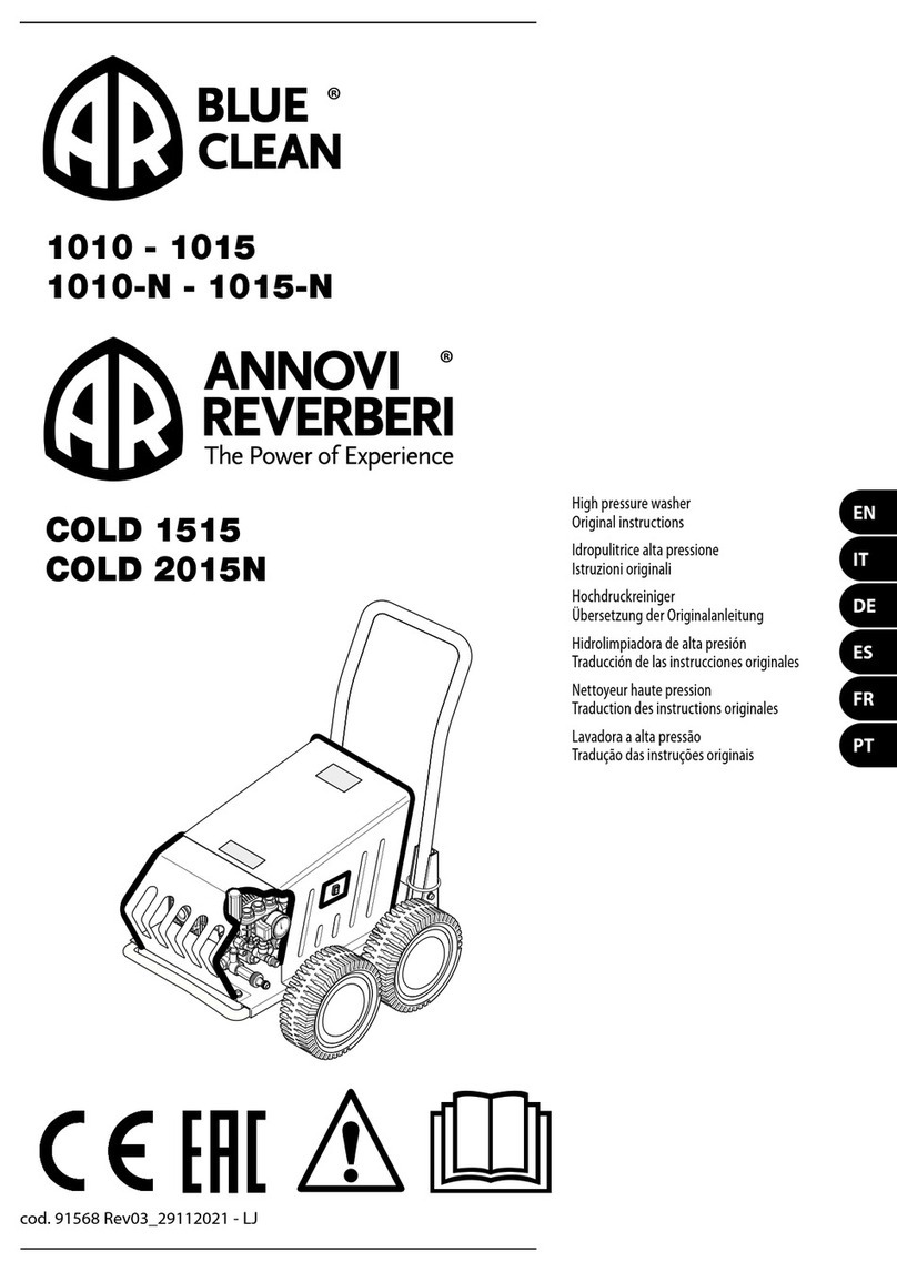blueclean COLD 1515 instructions