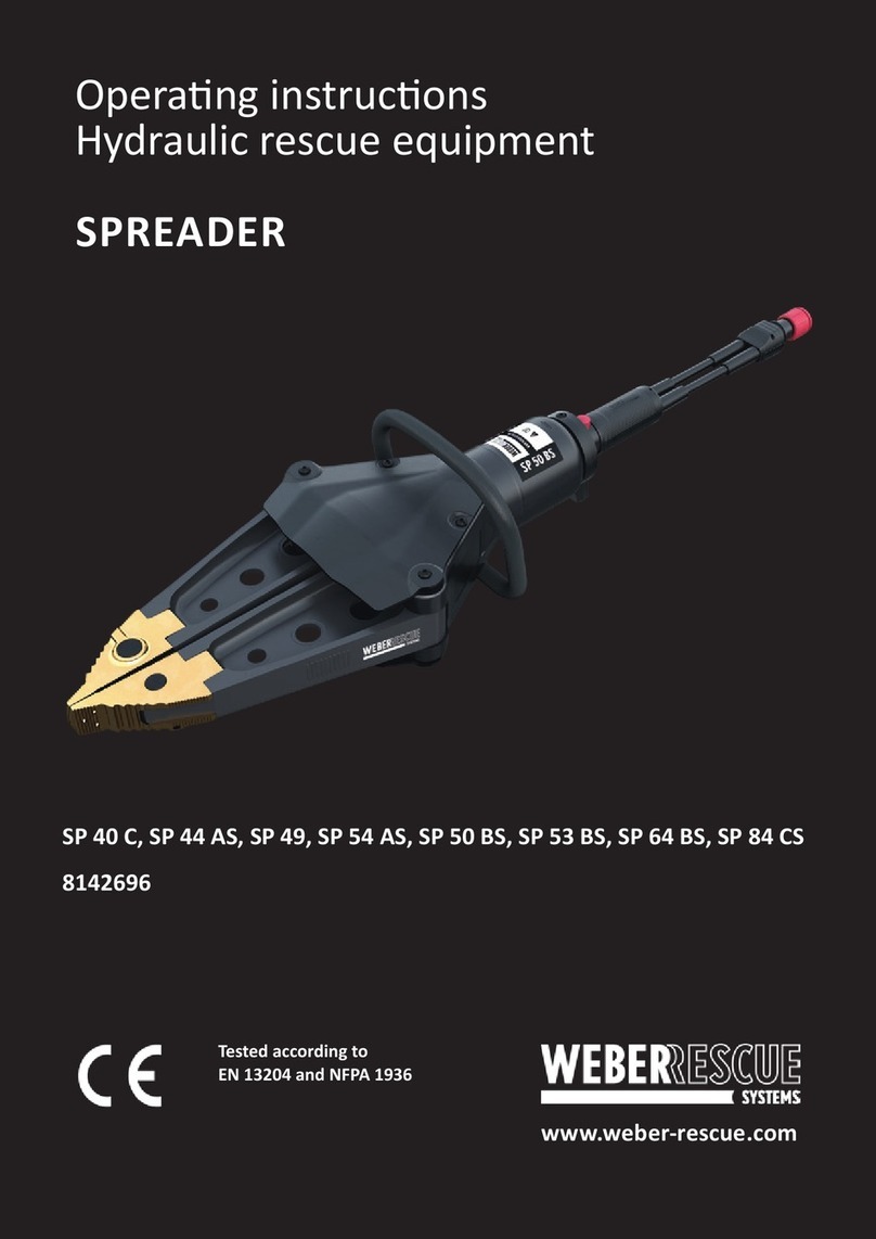 Weber Rescue Systems SP 40 C operating instructions
