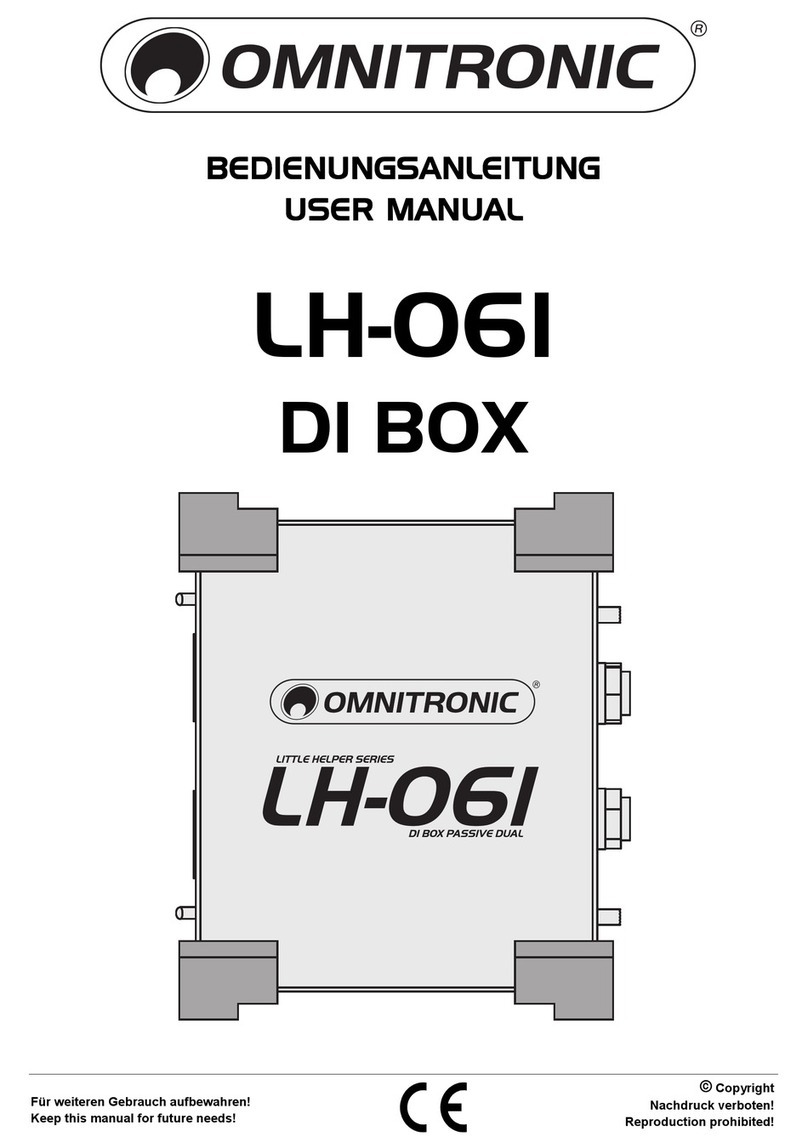 Omnitronic LH-061 user manual