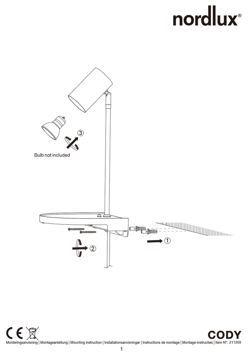 nordlux CODY Mounting instruction