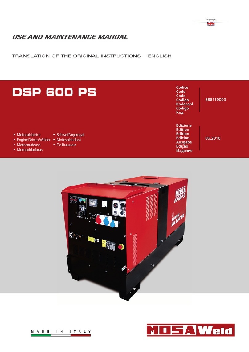Mosa DSP 600 PS User manual