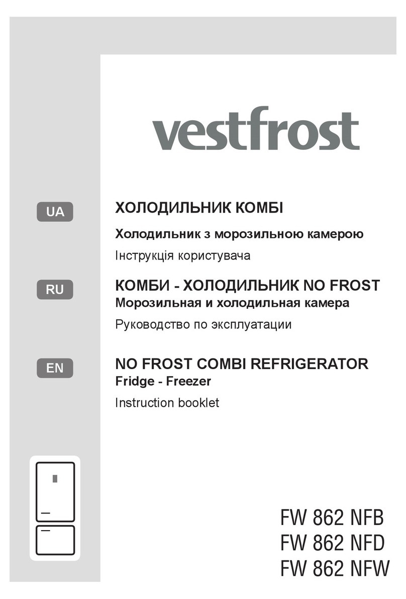Vestfrost FW 862 NFB User manual