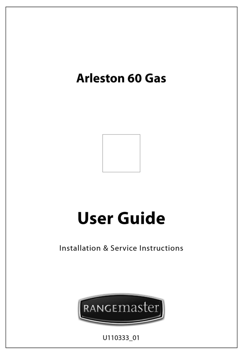 Range Master Arleston 60 Gas User manual