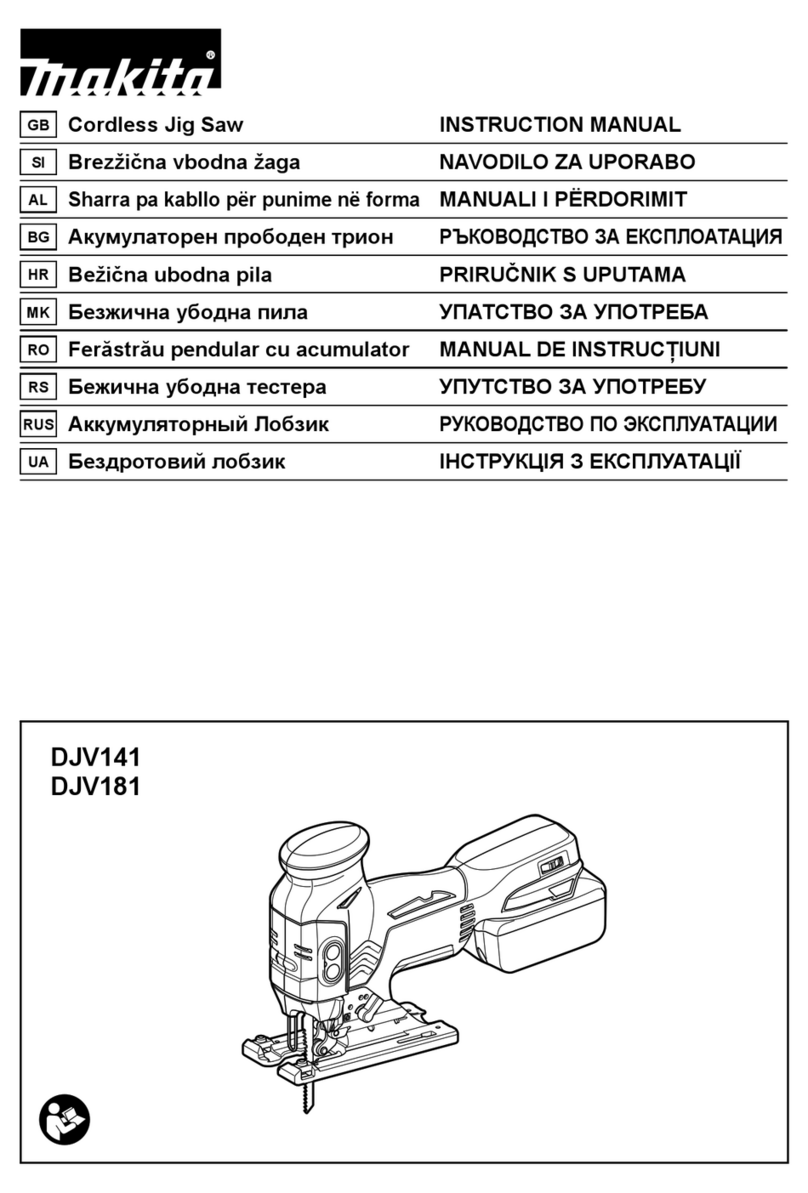 Makita DJV141 User manual