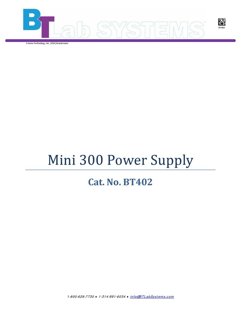 BT Lab Systems Mini 300 User manual