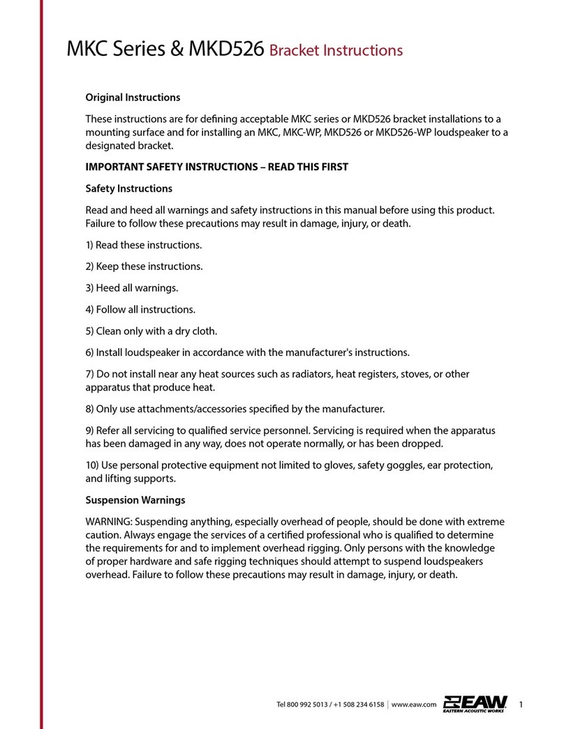 EAW MKC Series User manual