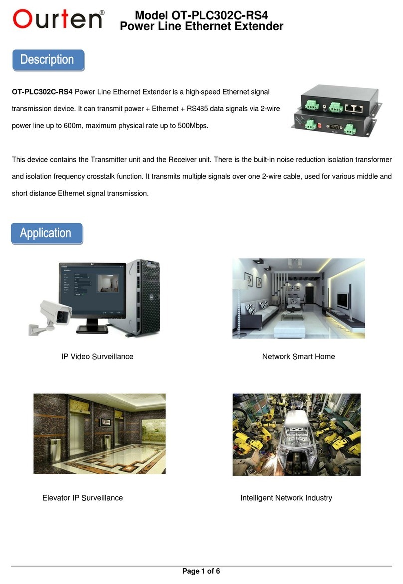 Ourten OT-PLC302C-RS4 manual