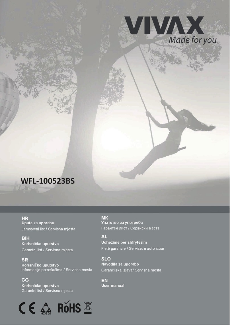 Vivax WFL-100523BS User manual
