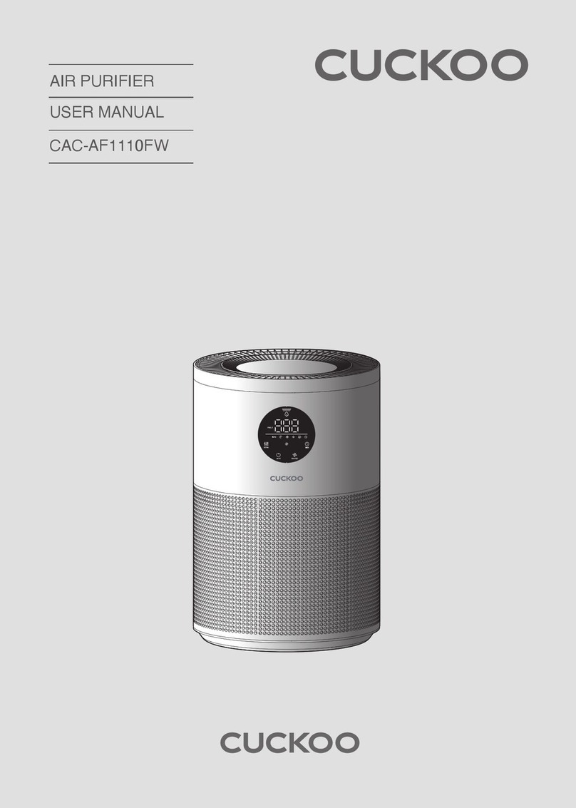 Cuckoo CAC-AF1110FW user manual