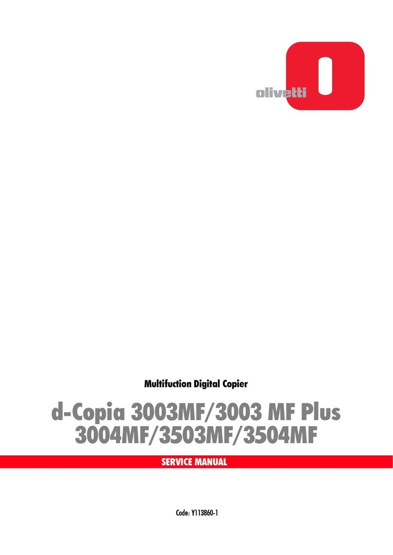 Olivetti d-Copia 3003MF Service manual