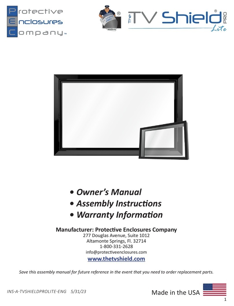 Protective Enclosures Company The V Shield Pro Lite owner's manual